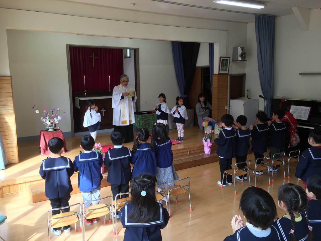 3月12日 聖テモテ幼稚園 卒園式